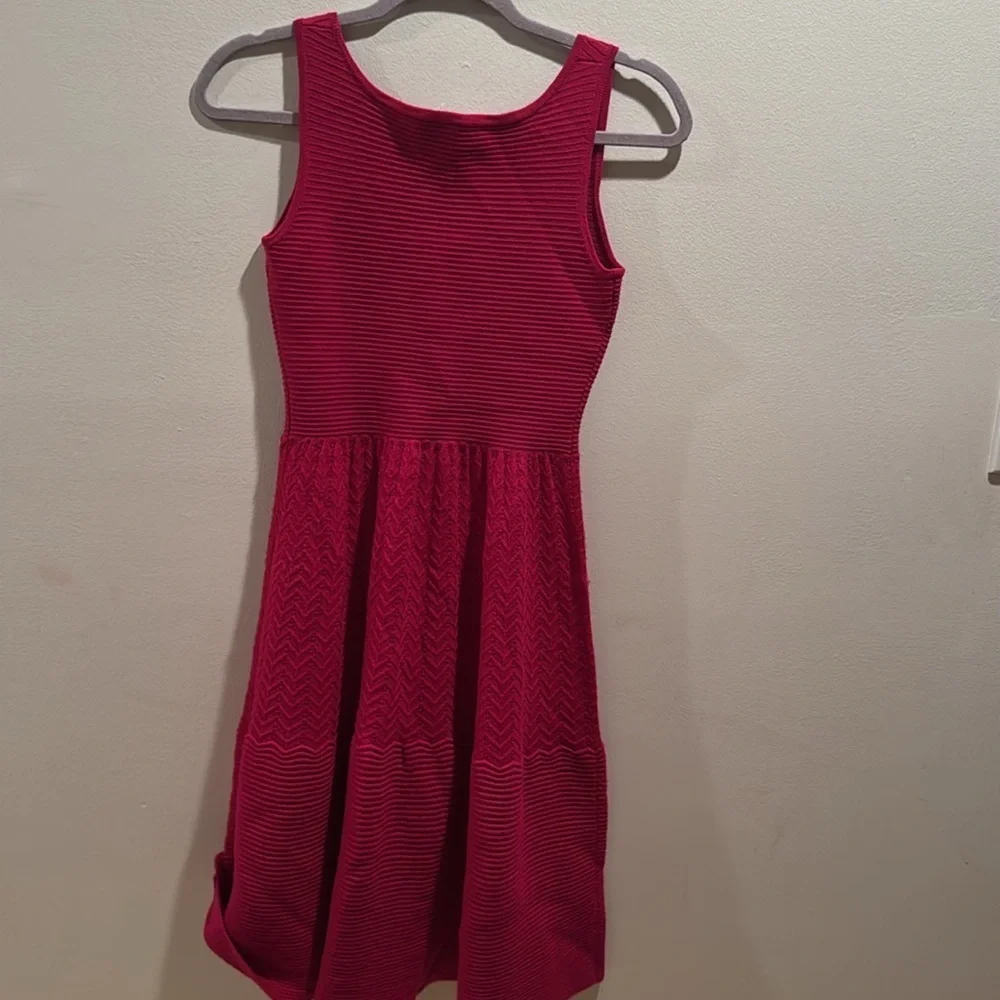 Kate Spade Fuchsia Sleeveless Knit Dress XXS